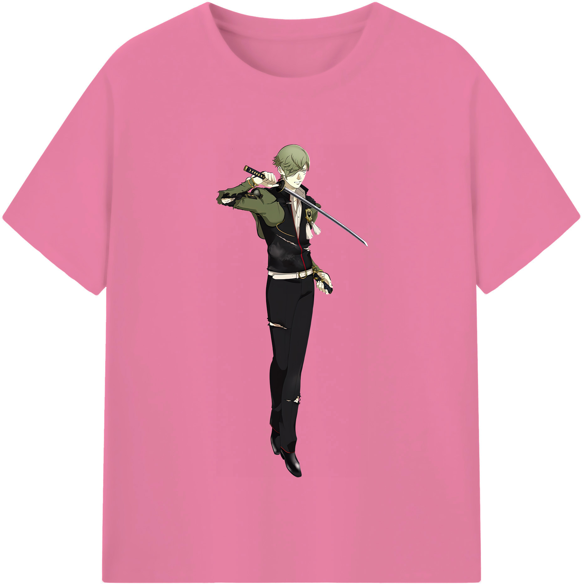 （画像用） 刀剣乱舞 Touken Ranbu 綿100％半袖Tシャツ（フロントプリント）